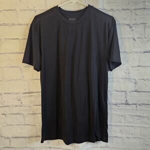 NOBULL Shirt Mens Medium Black Athletic Training Crewneck Stretch Tee